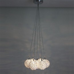 Suspension en métal galvanisé de style mini contemporain moderne