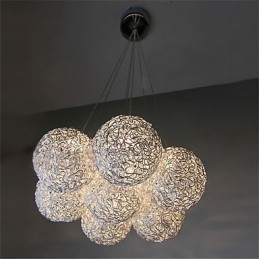 Suspension en métal galvanisé de style mini contemporain moderne