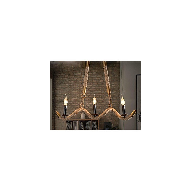 Suspension traditionnelle classique vintage rétro en métal galvanisé