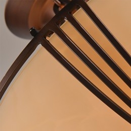 Suspension en métal style mini peinture vintage style rustique Lodge