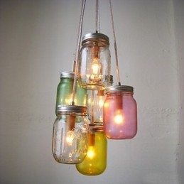 Lampe à trois gouttes en verre pour enfants, bouteille à souhaits créative