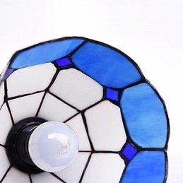 Lampes et lanternes en verre à abat-jour contracté européen de la Méditerranée