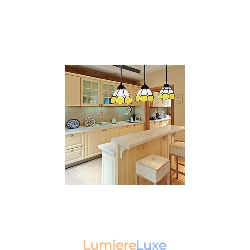 Lampes et lanternes en verre à abat-jour contracté européen de la Méditerranée