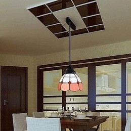 Lampes et lanternes en verre à abat-jour contracté européen de la Méditerranée