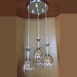 Suspensions modernes contemporaines en verre