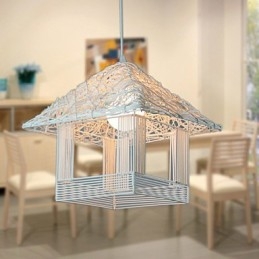 Lampe à tête unique et petite forme de goutte d'eau, The Cage Bird's Nest Character Art Cany Art