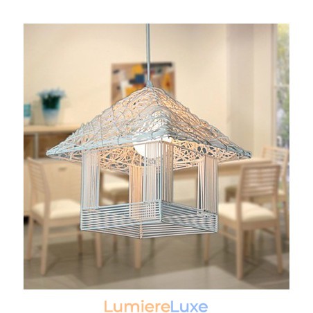 Lampe à tête unique et petite forme de goutte d'eau, The Cage Bird's Nest Character Art Cany Art Lampe à tête unique et petite forme de goutte d'eau, The Cage Bird's Nest Character Art Cany Art