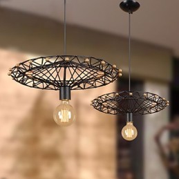 Plafonniers rétro classiques en métal, lampes suspendues simples, lampe suspendue de café