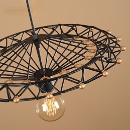Plafonniers rétro classiques en métal, lampes suspendues simples, lampe suspendue de café