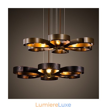 Plafonniers rétro classiques en métal, lampes suspendues simples, lampe suspendue de café Plafonniers rétro classiques en métal, lampes suspendues simples, lampe suspendue de café