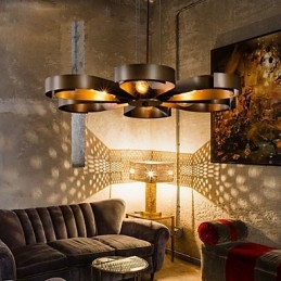 Plafonniers rétro classiques en métal, lampes suspendues simples, lampe suspendue de café