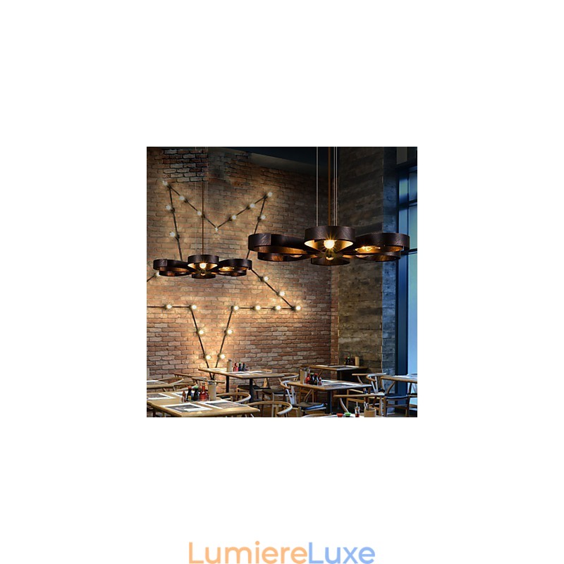 Plafonniers rétro classiques en métal, lampes suspendues simples, lampe suspendue de café