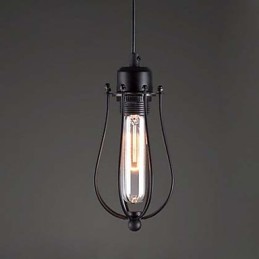 Petites cages, suspension Edison pour repas, luminaire de restauration, lustre pour café