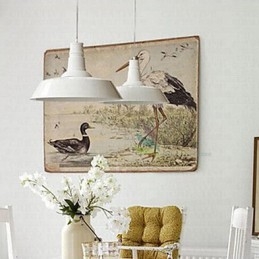 Lampe suspendue industrielle à tête unique de style loft, restaurée selon des méthodes anciennes, pour studio d'art