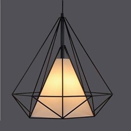 Lampe pyramidale rétro originale à 1 lumière