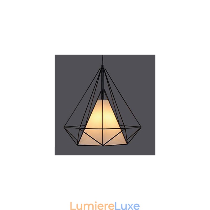 Lampe pyramidale rétro originale à 1 lumière