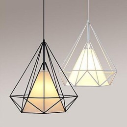 Lampe pyramidale rétro originale à 1 lumière