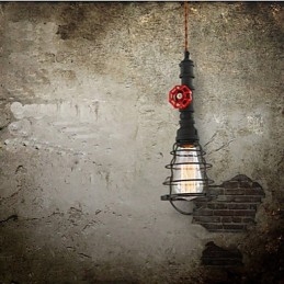 Lampe rétro américaine industrielle éolienne