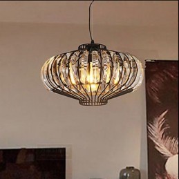 Lustre en cristal simple Lustre en fer Art créatif