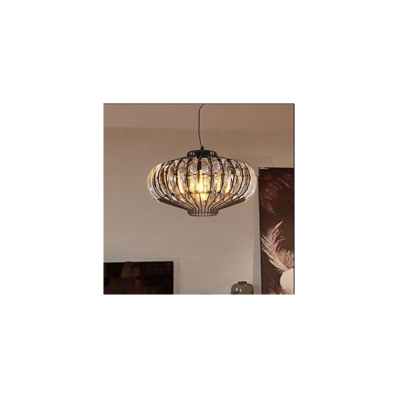 Lustre en cristal simple Lustre en fer Art créatif