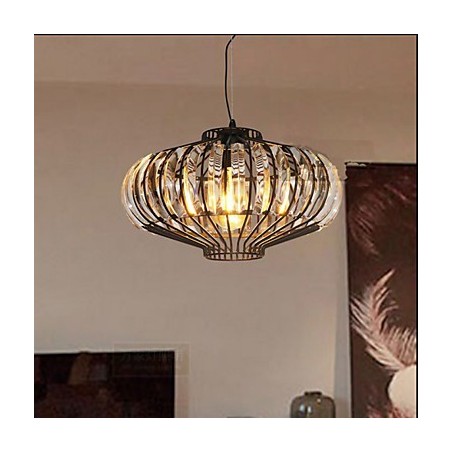 Lustre en cristal simple Lustre en fer Art créatif Lustre en cristal simple Lustre en fer Art créatif