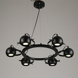 Lustre vintage en fer, style industriel créatif