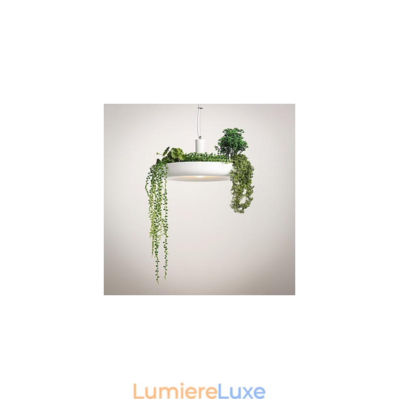 Famille de luminaires suspendus décoratifs modernes et contemporains blanc pur