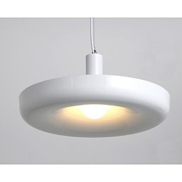 Famille de luminaires suspendus décoratifs modernes et contemporains blanc pur