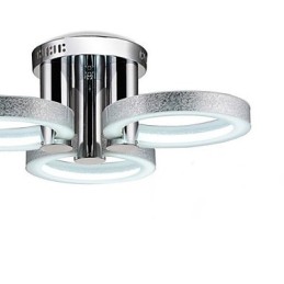 Lustre Moderne Argenté 3 Lumières