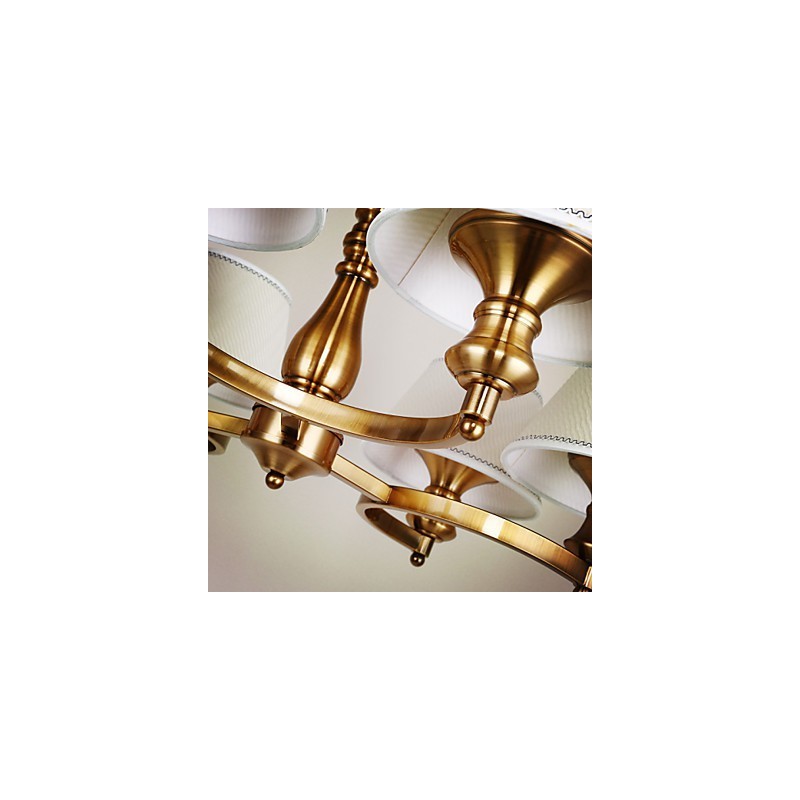 Lustre en métal galvanisé de style mini vintage Rustic Lodge