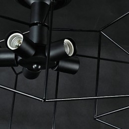 Suspension en métal style vintage 3 W pour garage