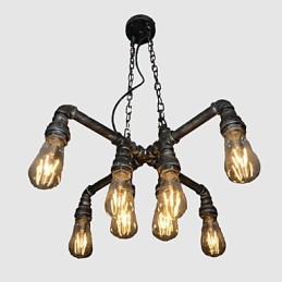 La lampe Loft joue le rôle d'un luminaire industriel créatif qui restaure les anciennes méthodes de production de conduits.