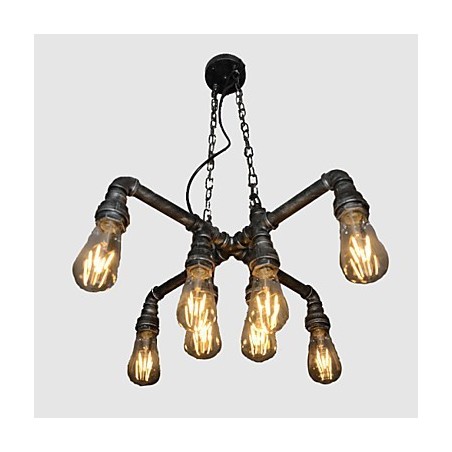 La lampe Loft joue le rôle d'un luminaire industriel créatif qui restaure les anciennes méthodes de production de conduits. La lampe Loft joue le rôle d'un luminaire industriel créatif qui restaure les anciennes méthodes de production de conduits.