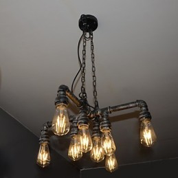 La lampe Loft joue le rôle d'un luminaire industriel créatif qui restaure les anciennes méthodes de production de conduits.