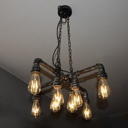 La lampe Loft joue le rôle d'un luminaire industriel créatif qui restaure les anciennes méthodes de production de conduits.