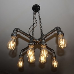 La lampe Loft joue le rôle d'un luminaire industriel créatif qui restaure les anciennes méthodes de production de conduits.