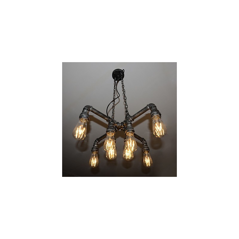 La lampe Loft joue le rôle d'un luminaire industriel créatif qui restaure les anciennes méthodes de production de conduits.