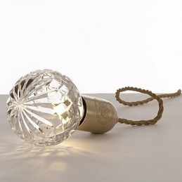 Suspension moderne contemporaine en métal doré de style mini vintage