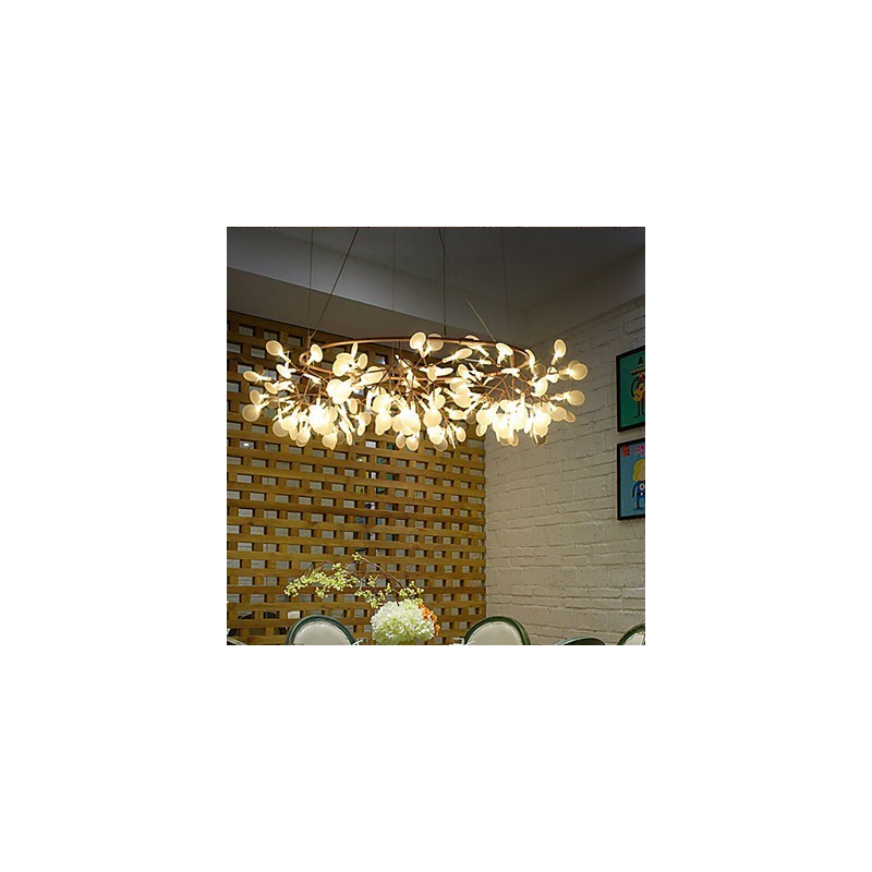 Lustre en métal et laiton antique Country Designers