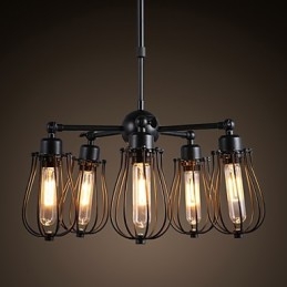Plafonniers rétro classiques en métal, lampes suspendues simples, lampe suspendue de café