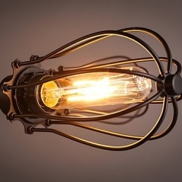 Plafonniers rétro classiques en métal, lampes suspendues simples, lampe suspendue de café