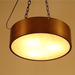 Lustre américain vintage Lustre tambour