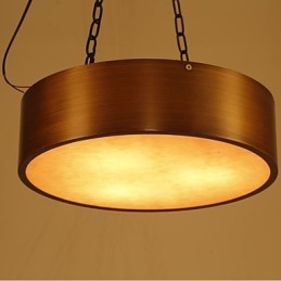 Lustre américain vintage Lustre tambour