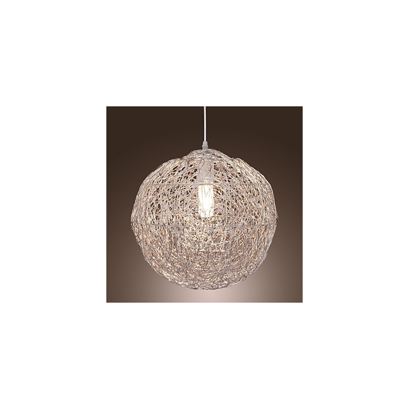 Suspension moderne contemporaine en chrome de style mini globe