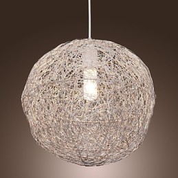 Suspension moderne contemporaine en chrome de style mini globe