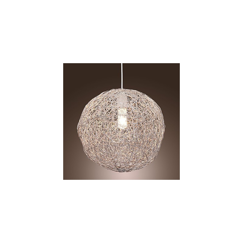 Suspension moderne contemporaine en chrome de style mini globe