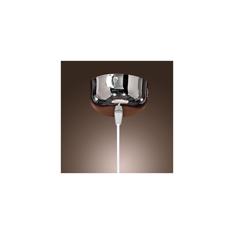 Suspension moderne contemporaine en chrome de style mini globe