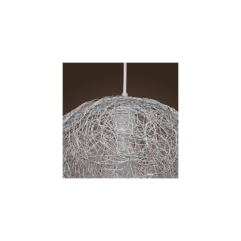 Suspension moderne contemporaine en chrome de style mini globe
