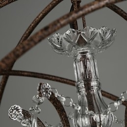 Lustre Cristal Traditionnel Classique Métal