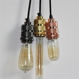 Pendentif américain rétro simple en cuivre plaqué